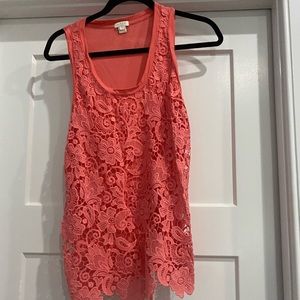 J crew tank top size small